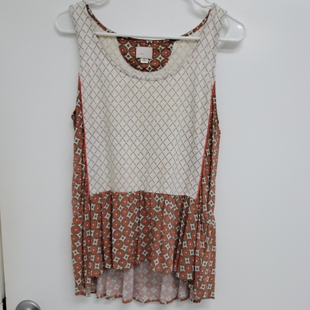 Anthropologie 9-H15 stl sleeveless top